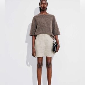 & Other Stories HTF!! Wool Blend Boxy Oversized Sweater Mole Brown NWOT Size XS